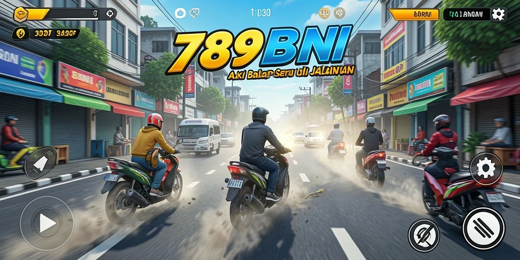 Gameplay seru balapan cepat di 789BNI.