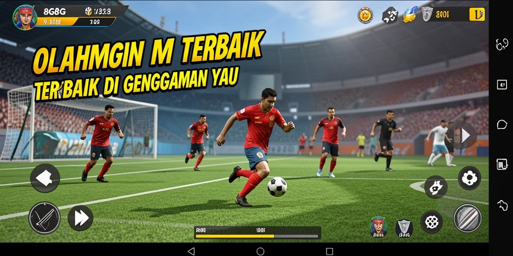 Tampilan seru gameplay <strong>8G8G</strong> dengan aksi olahraga yang menarik.