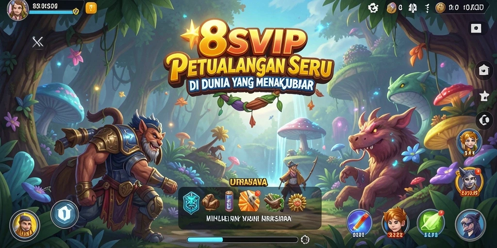 Tampilan gameplay petualangan yang menakjubkan dalam 8SVIP.