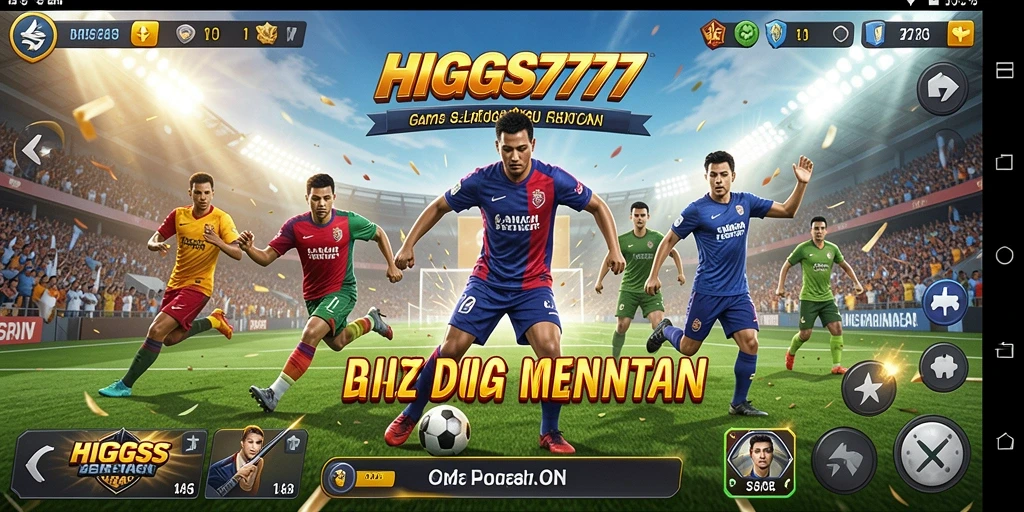 Tampilan gameplay menarik dalam HIGGS777 dengan aksi olahraga yang mendebarkan.