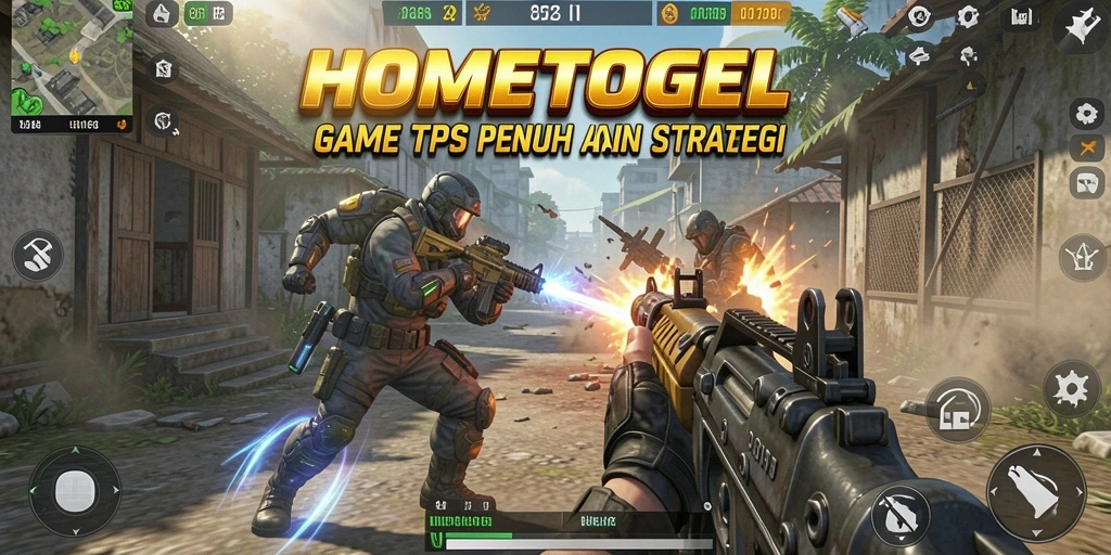 Tampilan gameplay HOMETOGEL yang mendebarkan dan penuh aksi.