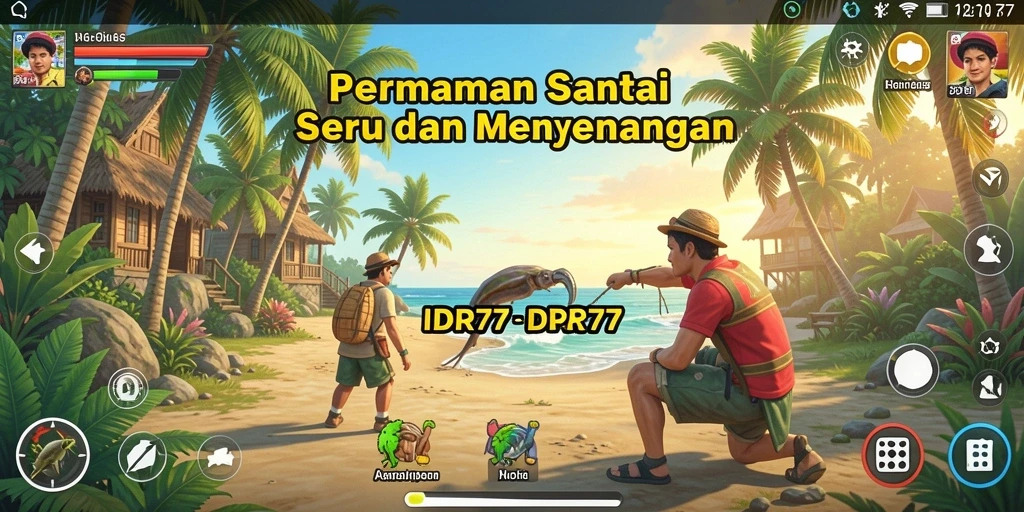 Tampilan utama gameplay <strong>IDR77</strong> yang seru dan penuh warna.