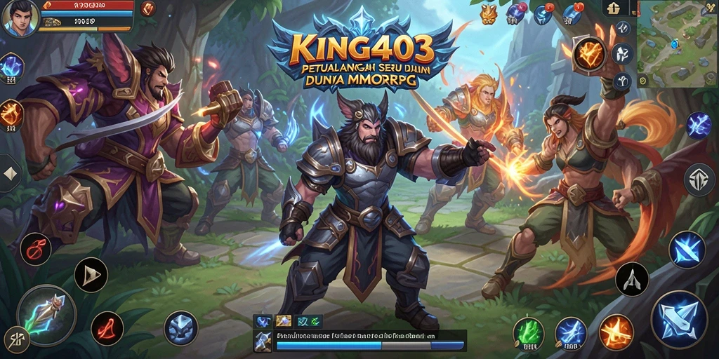 Tampilan menarik dari gameplay MMORPG KING403 yang seru.
