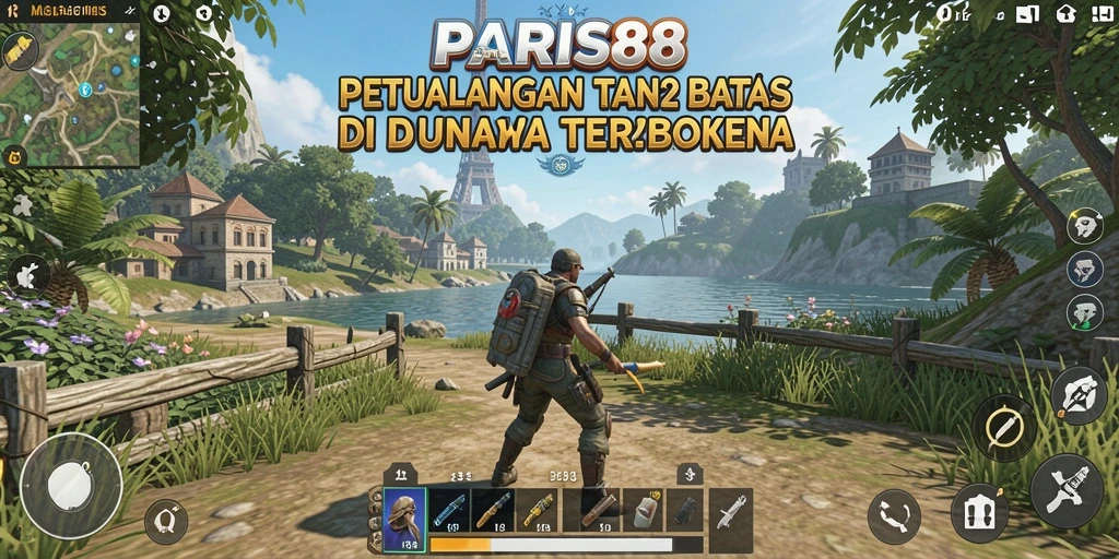 Tampilan menakjubkan dari gameplay PARIS88 yang menghadirkan dunia terbuka.