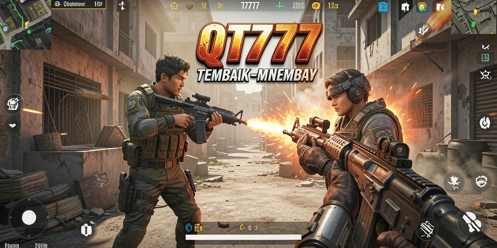 Gameplay seru dari QT777 menampilkan aksi tembak-menembak yang mendebarkan.