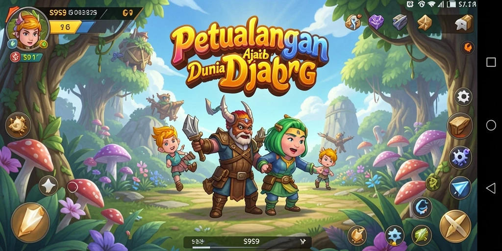 Tampilan gameplay RPG yang menakjubkan dan penuh aksi.