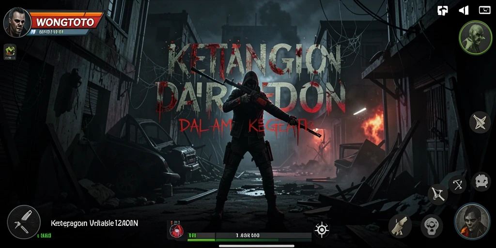 Screenshot dari gameplay <strong>WONGTOTO</strong> yang menampilkan suasana mencekam.